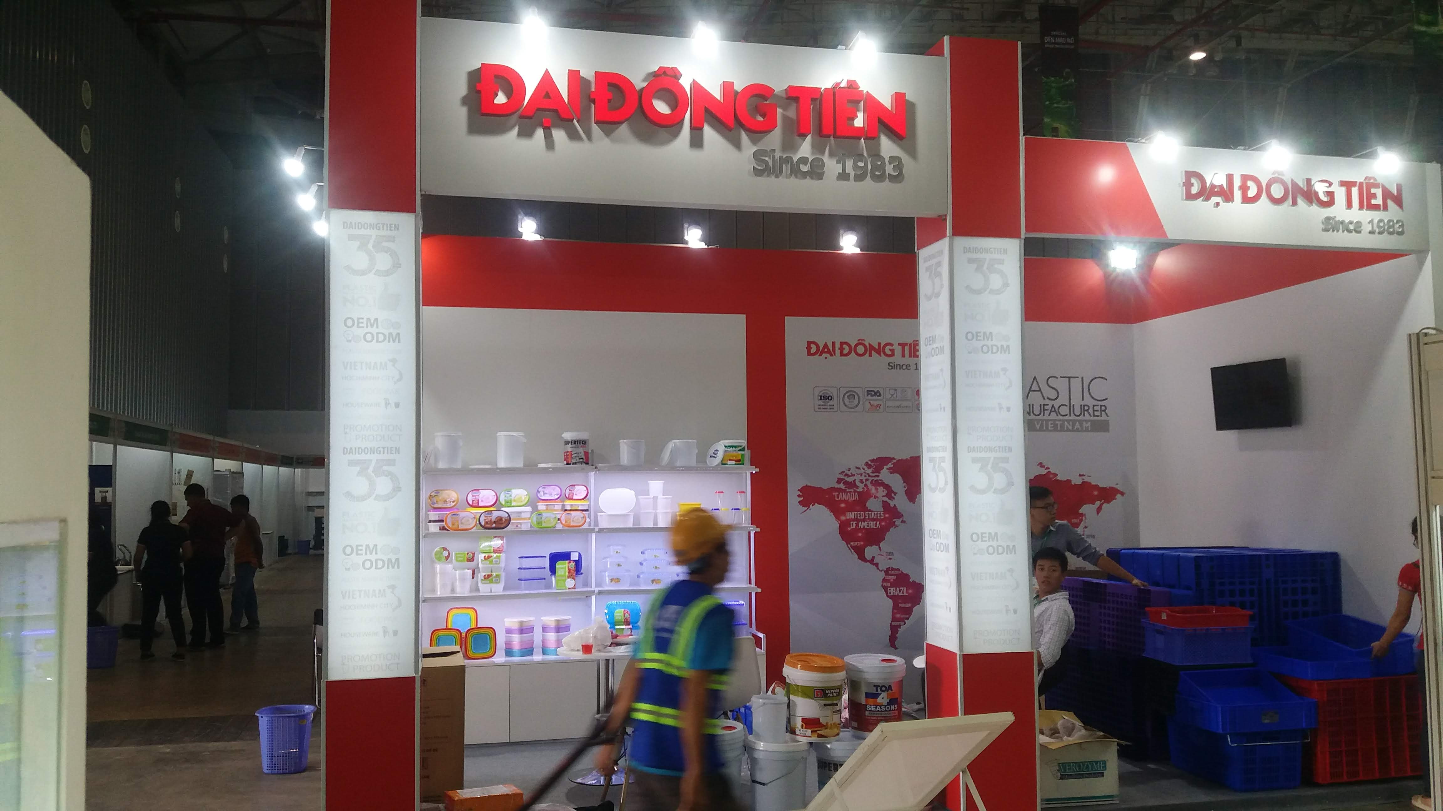 Thi công gian hàng triểm lãm tại Cần Thơ.-1