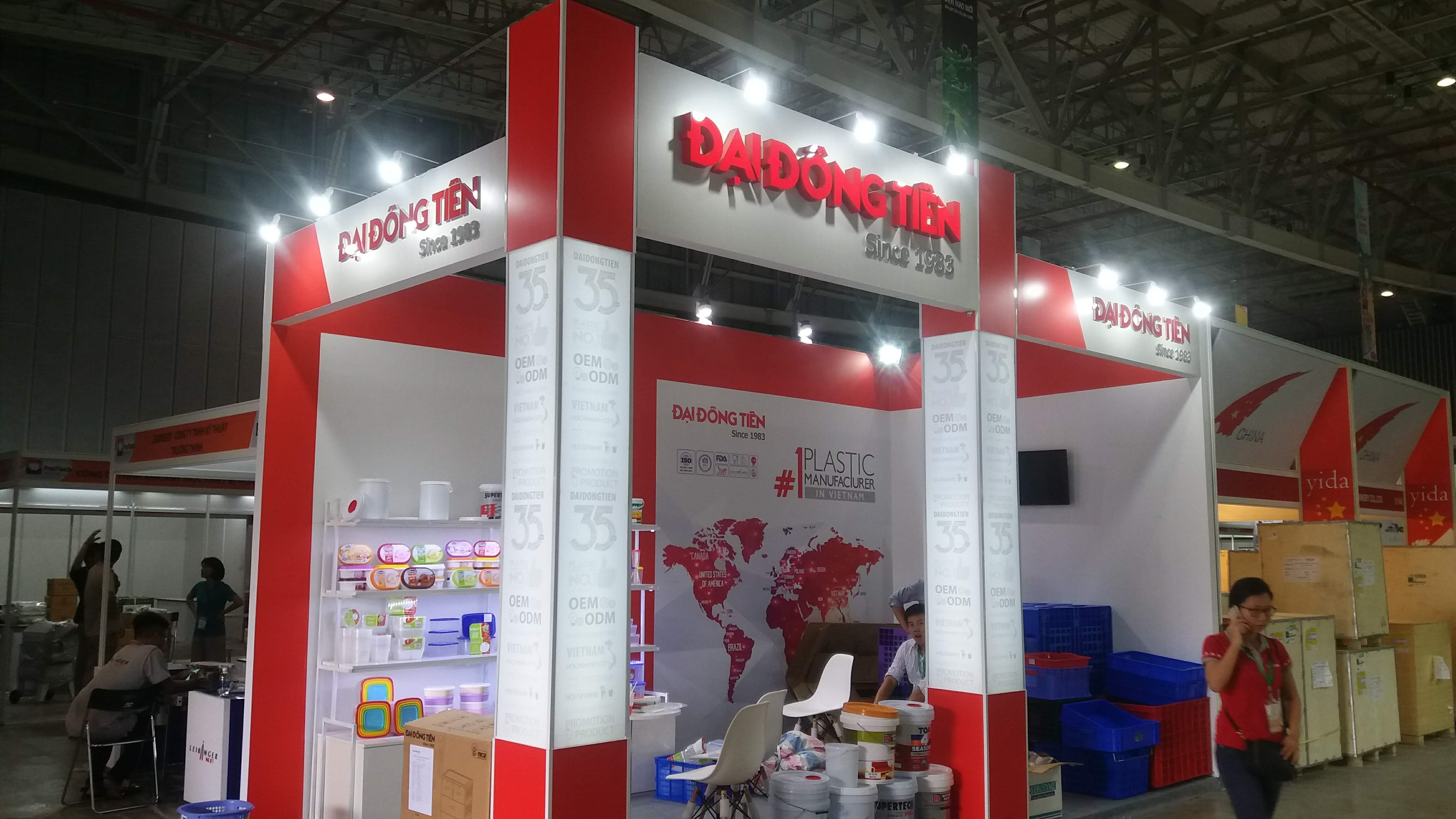 Thi công gian hàng triểm lãm tại Cần Thơ.-2